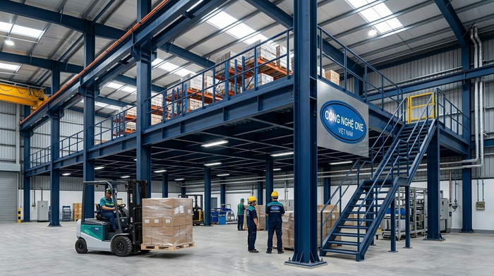 Bản vẽ thiết kế kệ sàn mezzanine Nghệ An Bản vẽ thiết kế kệ sàn mezzanine Nghệ An theo tải trọng kho
