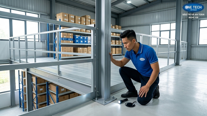 Bảo trì kệ sàn mezzanine Nghệ An Bảo trì bảo dưỡng hệ thống kệ sàn mezzanine Nghệ An