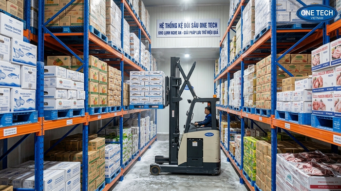 Kệ Double Deep kho lạnh công nghiệp Kệ Double Deep cho kho lạnh công nghiệp tại Nghệ An