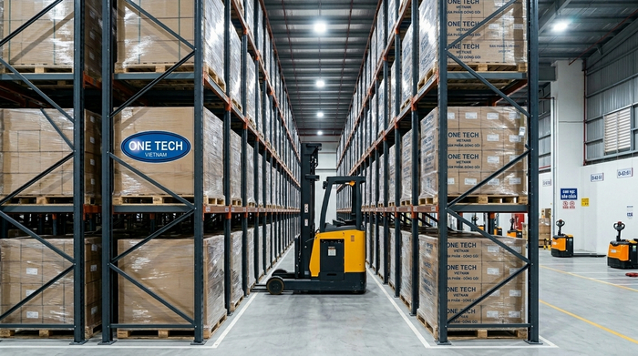 Kệ drive in kho thành phẩm Kệ drive in cho kho thành phẩm đóng pallet