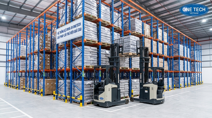 Kệ drive in Nghệ An cho kho pallet Kệ drive in Nghệ An dùng cho kho pallet mật độ cao