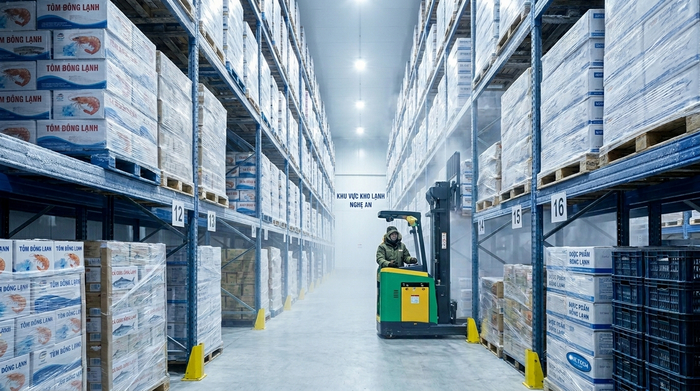 Kệ kho lạnh Nghệ An cho kho thực phẩm đông lạnh Kệ kho lạnh Nghệ An dùng trong kho thực phẩm đông lạnh