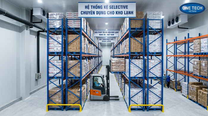 Kệ Selective cho kho lạnh pallet Kệ Selective cho kho lạnh pallet tại Nghệ An