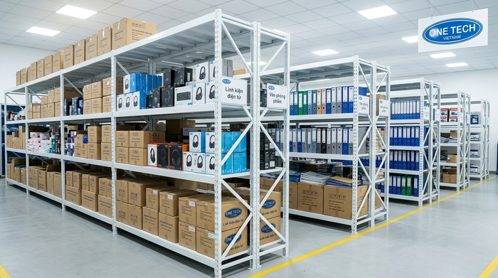 Kệ trung tải 500kg mỗi tầng tại Nghệ An Kệ trung tải 500kg mỗi tầng cho kho sản xuất và kho phân phối