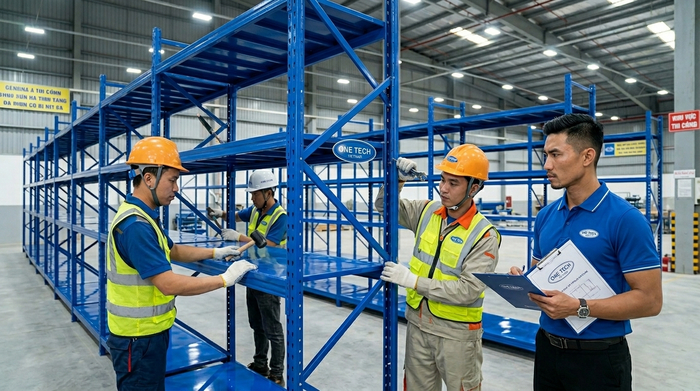 Lắp đặt kệ kho tại Nghệ An Lắp đặt kệ trung tải tận nơi tại Nghệ An