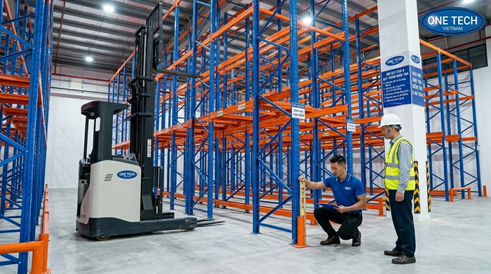 Nghiệm thu kệ drive in sau lắp đặt Nghiệm thu hệ thống kệ drive in sau khi lắp đặt