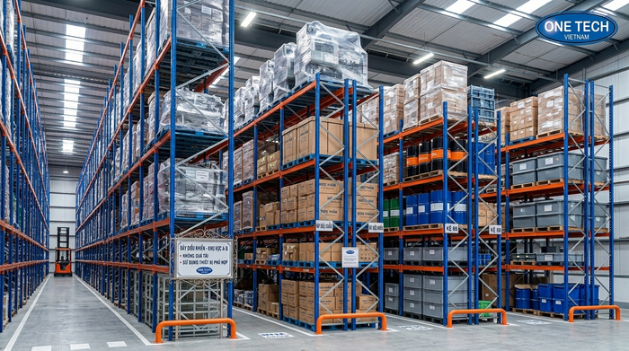 Báo giá kệ công nghiệp Narrow Aisle Nghệ An theo cấu hình kho