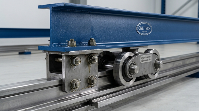 Cấu tạo beam và rail trong kệ kho di động