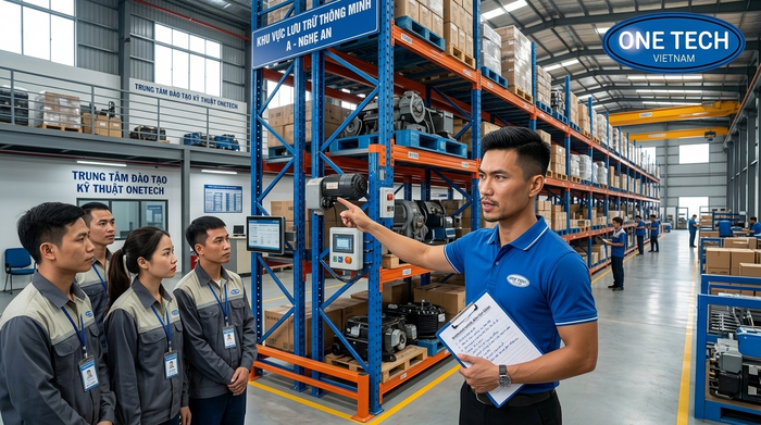 Đào tạo quy trình sử dụng kệ kho an toàn Đào tạo vận hành và bàn giao kệ kho thông minh tại Nghệ An