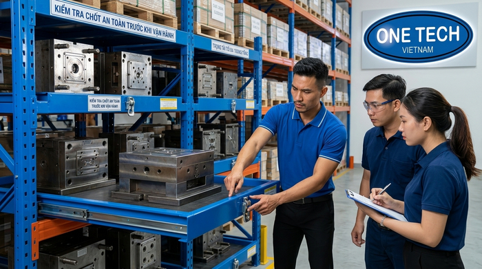 Đào tạo vận hành kệ khuôn và bàn giao quy trình cho nhân sự kho