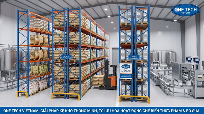 Hệ thống kệ kho thông minh tối ưu vận hành