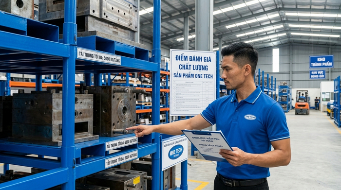 Kiểm tra an toàn kệ khuôn trước khi bàn giao tại Nghệ An