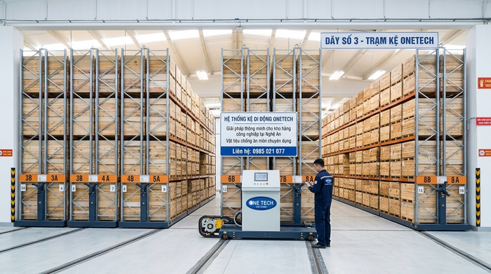 Thông số kệ kho di động cho pallet tại Nghệ An