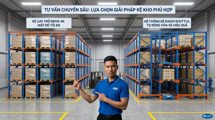 Tư vấn lựa chọn kệ kho phù hợp nhu cầu