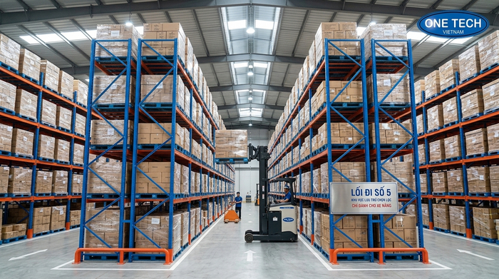 Ứng dụng kệ Selective tại VSIP Nghệ An Hệ thống kệ Selective lắp đặt tại kho logistics VSIP Nghệ An