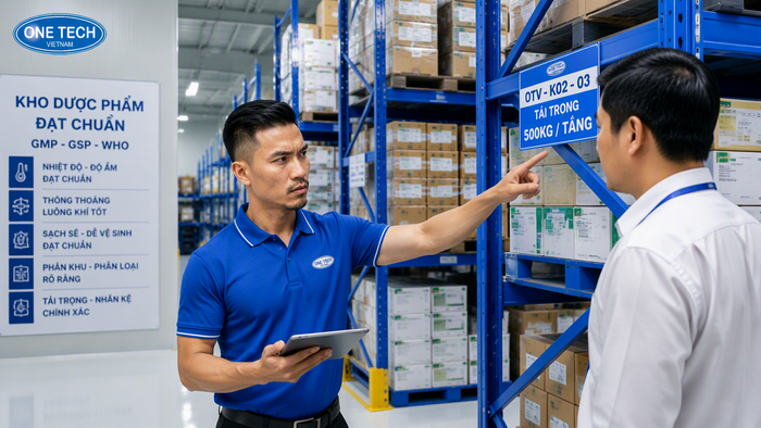 Bàn giao hệ thống kệ kho dược phẩm tại Nghệ An