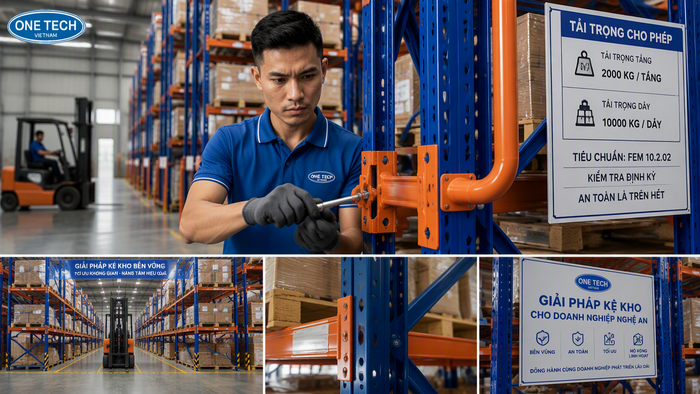 Bảo trì kệ kho hàng và thiết bị nhà kho tại Nghệ An