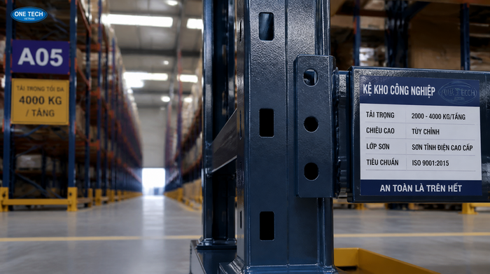 Chi tiết sơn tĩnh điện chống ăn mòn cho kệ kho logistics Nghệ An