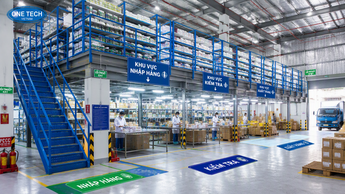 Kệ sàn lửng Mezzanine cho kho dược phẩm Nghệ An