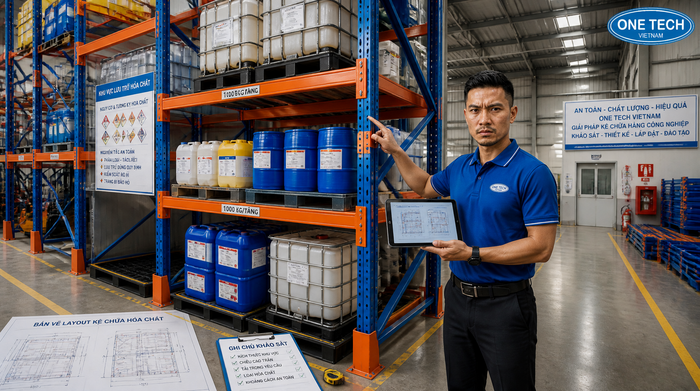 Lắp đặt kệ kho hóa chất Nghệ An Lắp đặt kệ kho hóa chất Nghệ An tại nhà xưởng