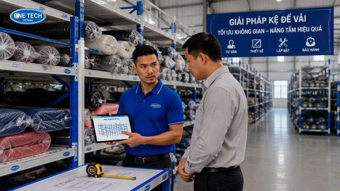 Quy trình tư vấn kệ để vải Nghệ An