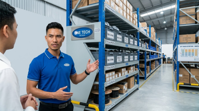 Tư vấn kệ kho linh kiện điện tử Nghệ An theo mặt bằng thực tế