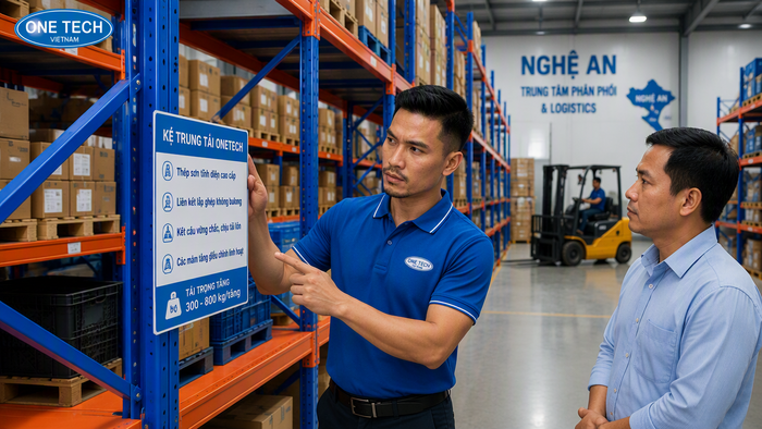 Kệ trung tải cho kho logistics Nghệ An Kệ trung tải cho kho logistics và trung chuyển hàng hóa tại Nghệ An