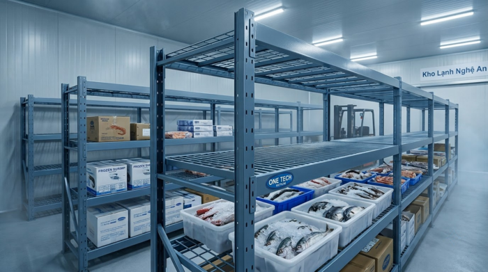 Các tiêu chí chọn kệ kho thủy hải sản Nghệ An chống rỉ chịu tải an toàn